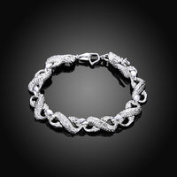 Unisex white dragon bracelet