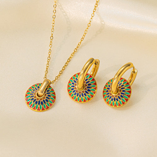 cute necklace earing set with different variations