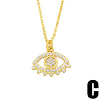 Cute Smiley Necklace 18K Gold Color Preserving Jewelry Smiley